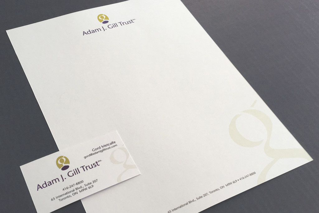 Adam J Gill Trust Stationery