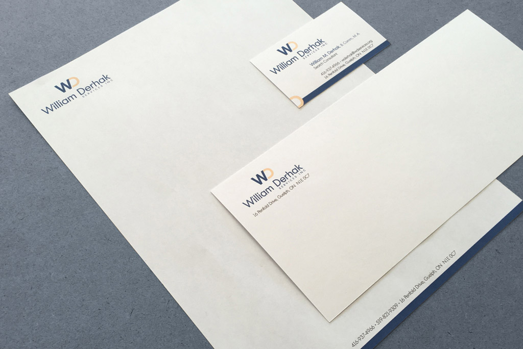 William Derhak Services Stationery